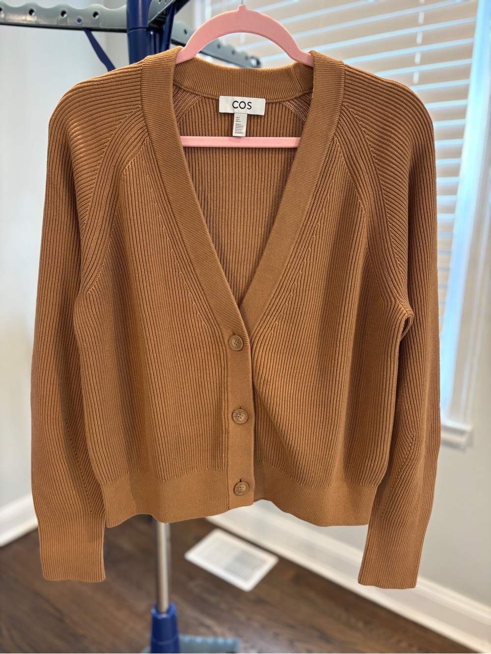 COS Organic Cotton Cardigan - Size Small